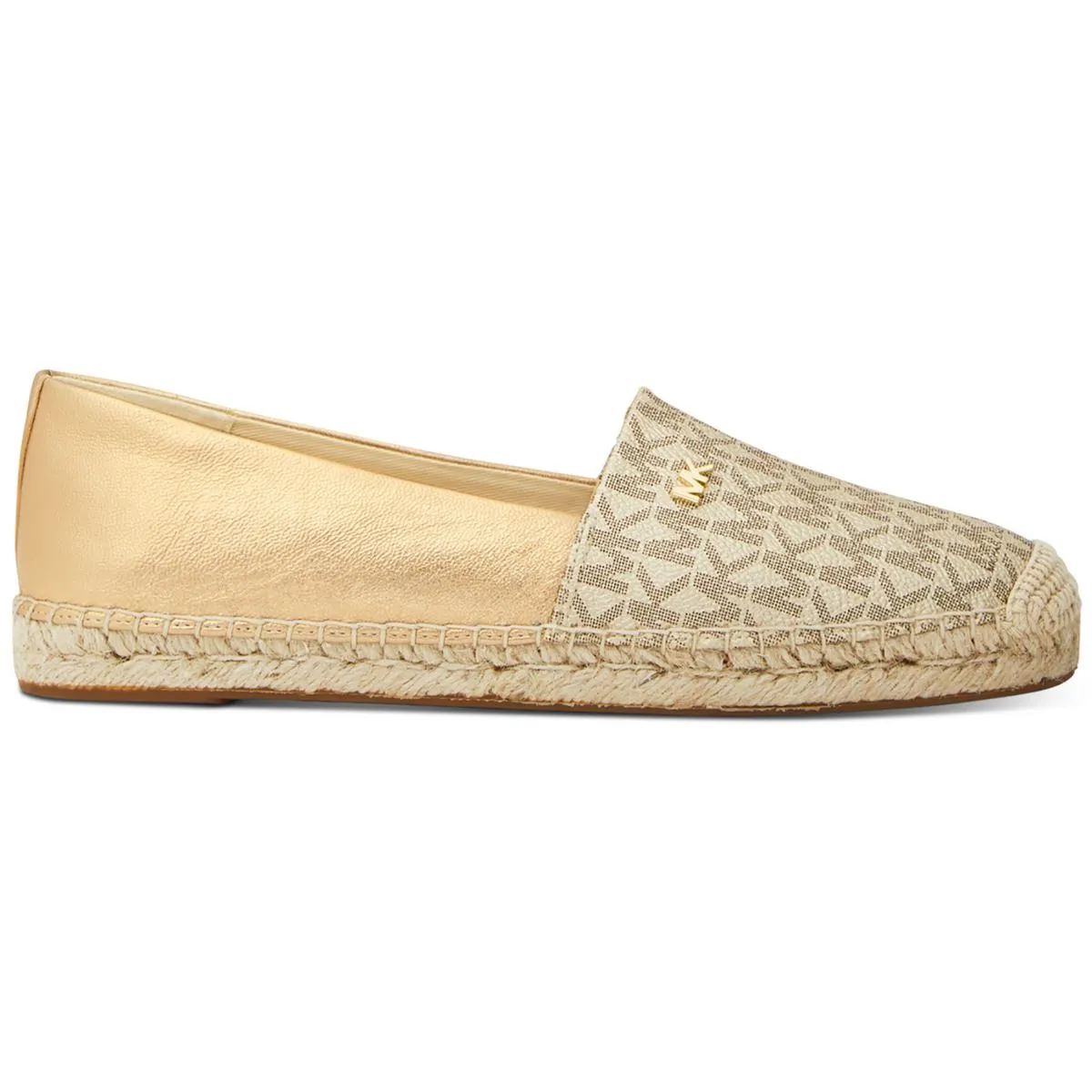 Womens Leather Slip On Espadrilles