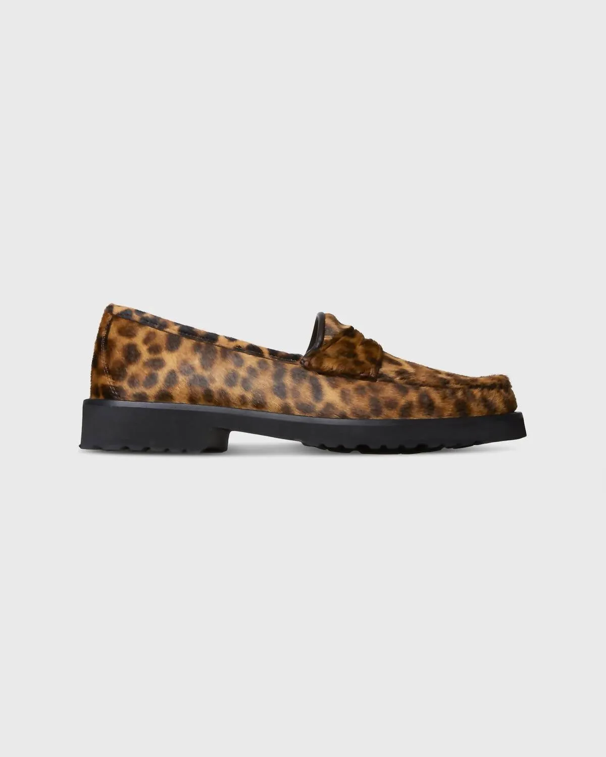 Women's Lug Sole Loafer In Savannah Leopard