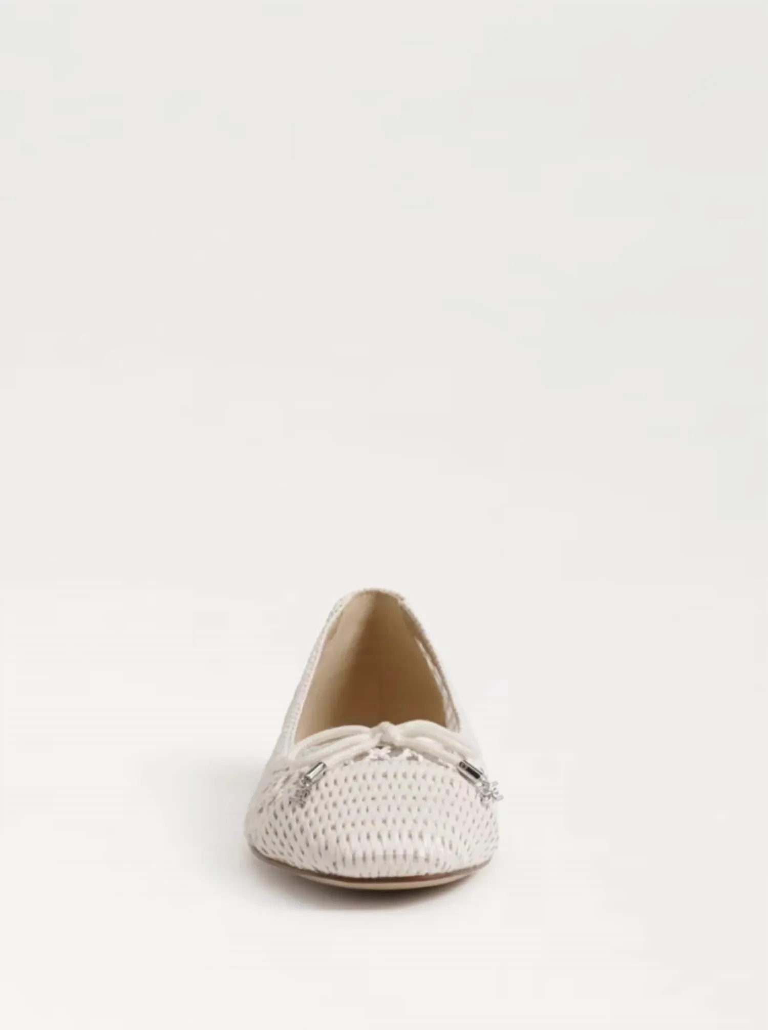 Women's May Ballet Flat Shoes In Bright White