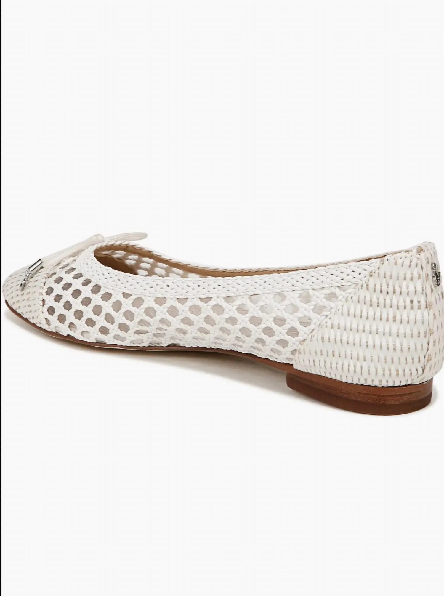 Women's May Ballet Flat Shoes In Bright White