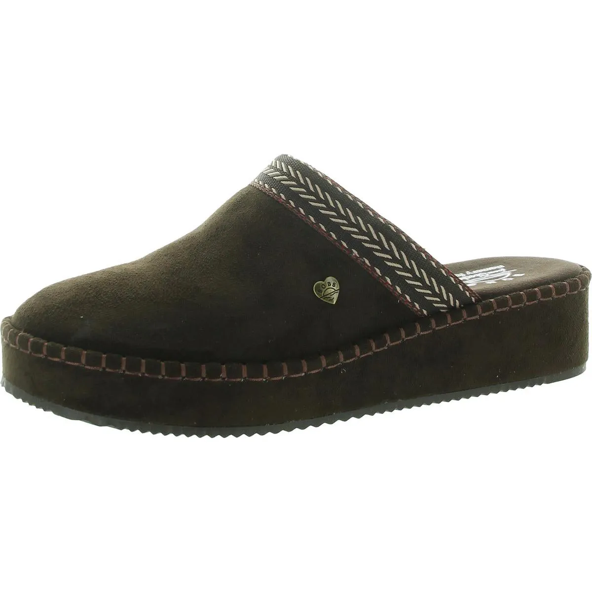 Womens Memory Foam Man Made Mules