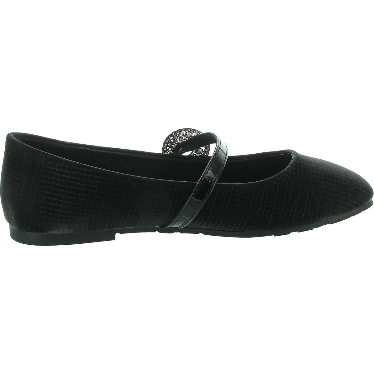 Womens Metallic Flat Shoes