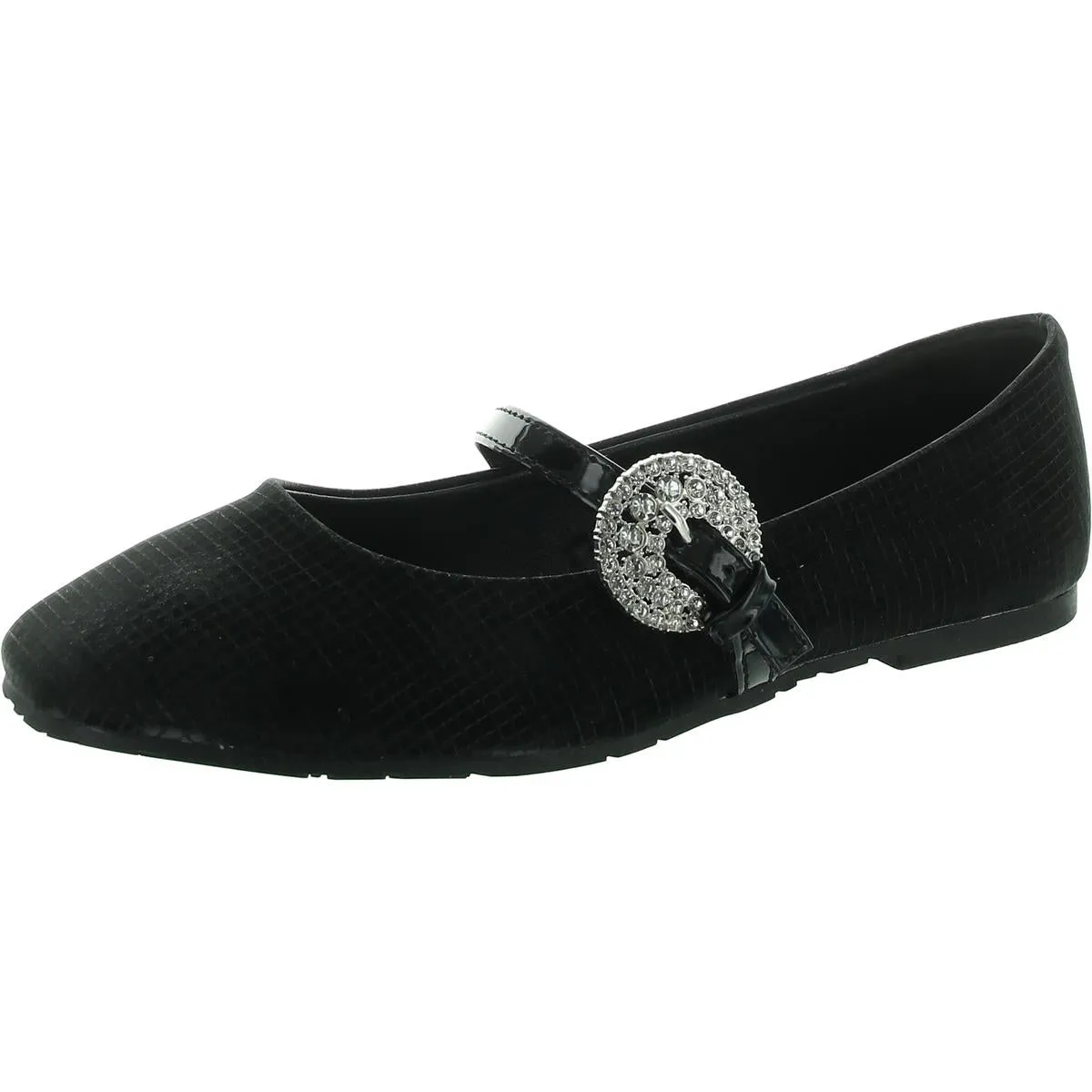 Womens Metallic Flat Shoes