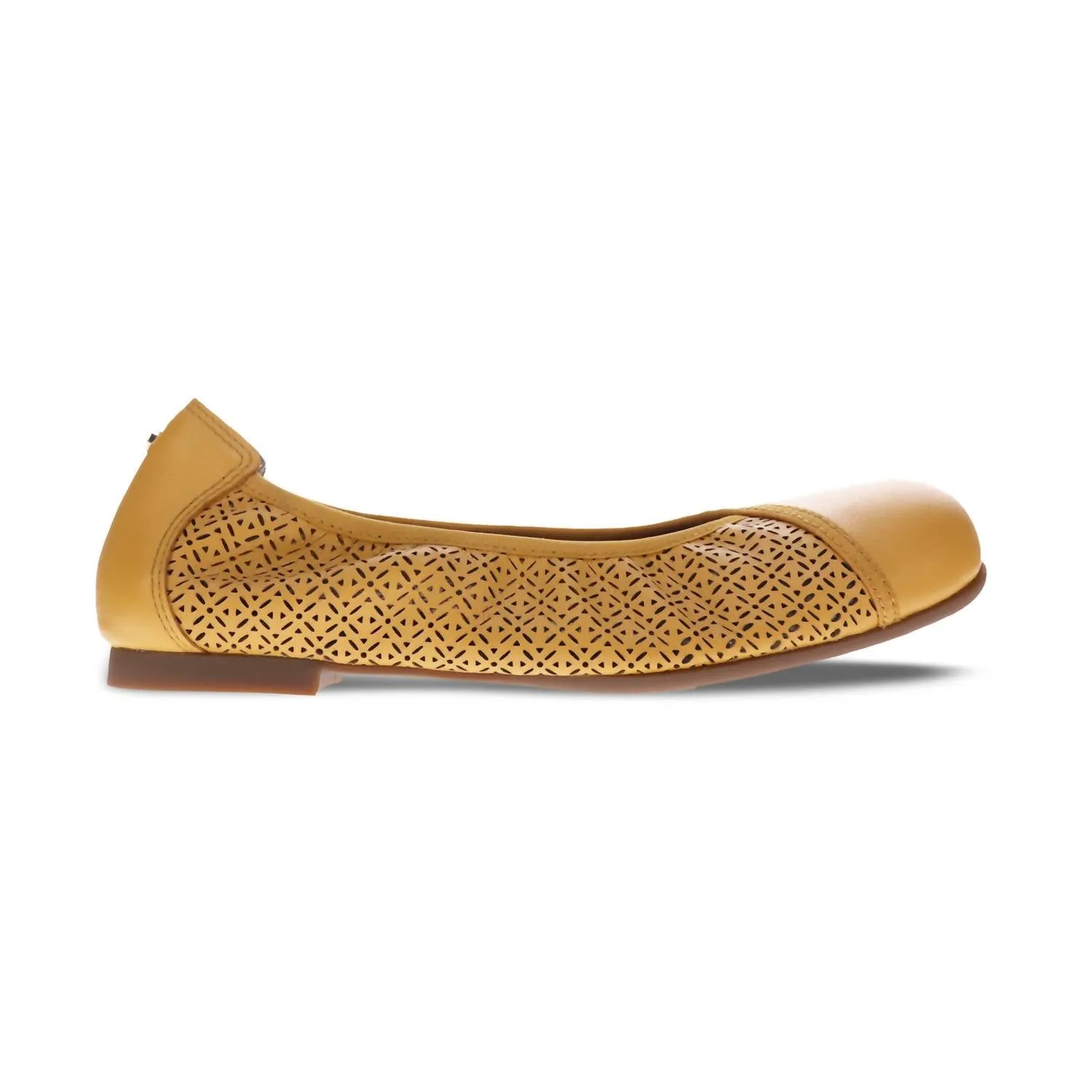 Women's Nairobi Ballet Shoes In Mustard French Lazer