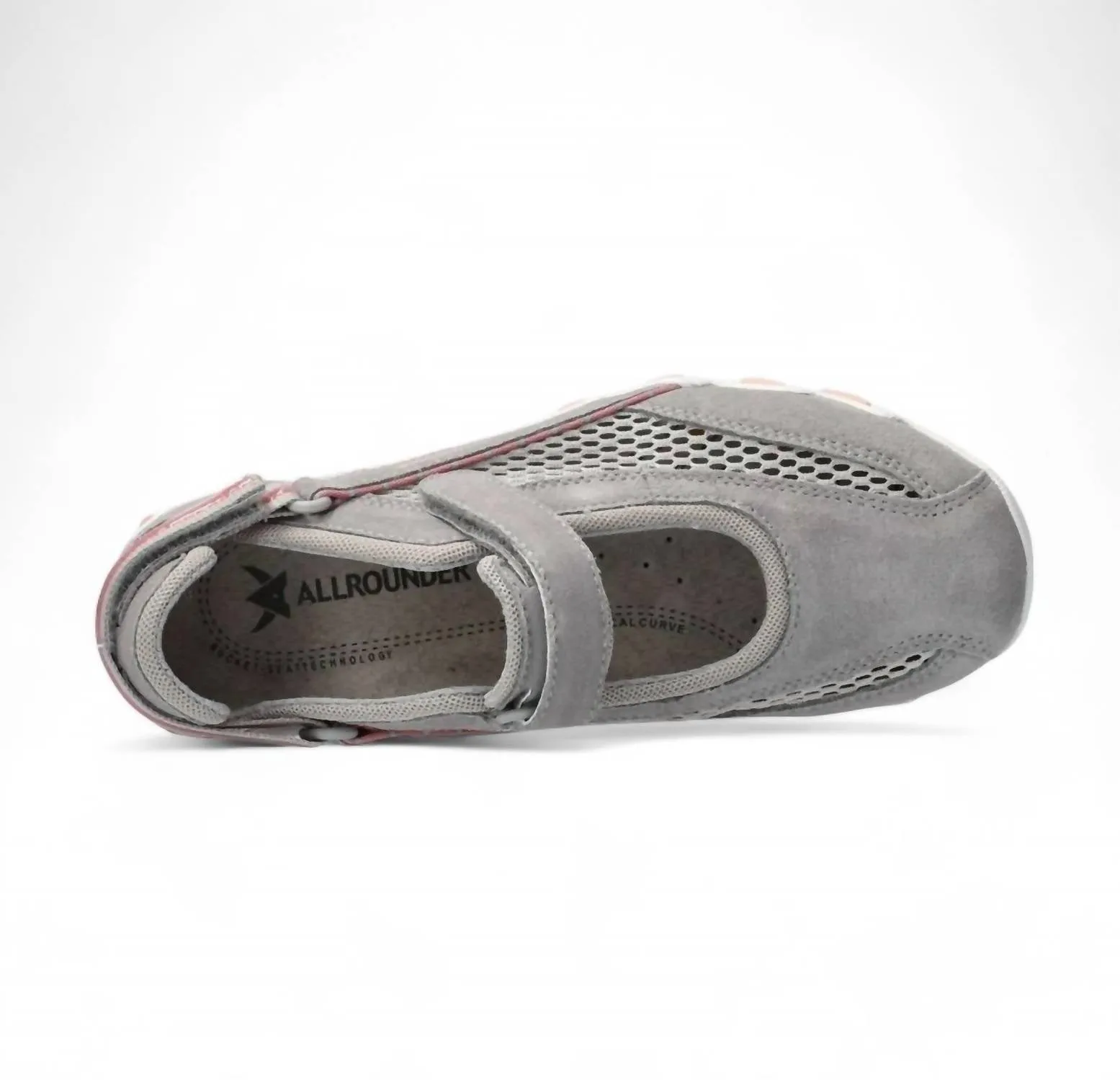 Women's Niro Mary Jane Flat Shoes In Grey
