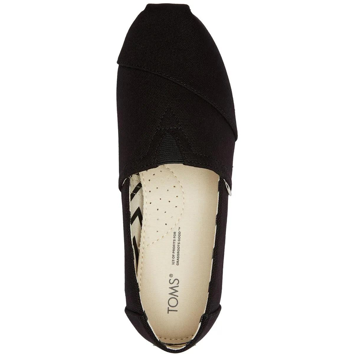Womens Padded Insole Canvas Slip-On Sneakers