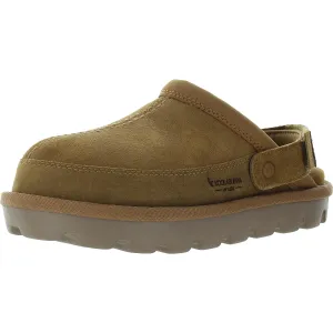 Womens Padded Insole Suede Mules