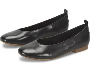 Women's Patrice Ballet Flat In Black Leather