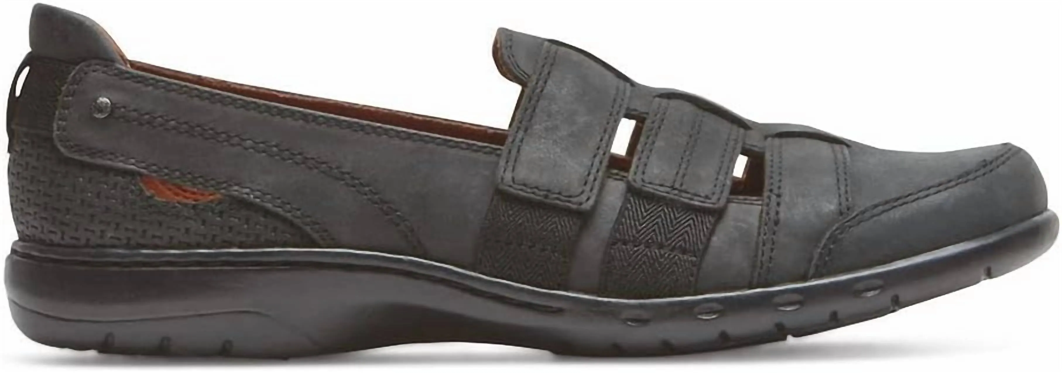 WomenS Penfield Fisherman Leather Slip-On Shoes In Black