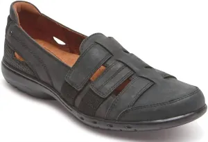WomenS Penfield Fisherman Leather Slip-On Shoes In Black