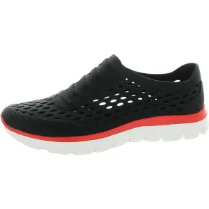 Womens Perforated Man Made Slip-On Sneakers