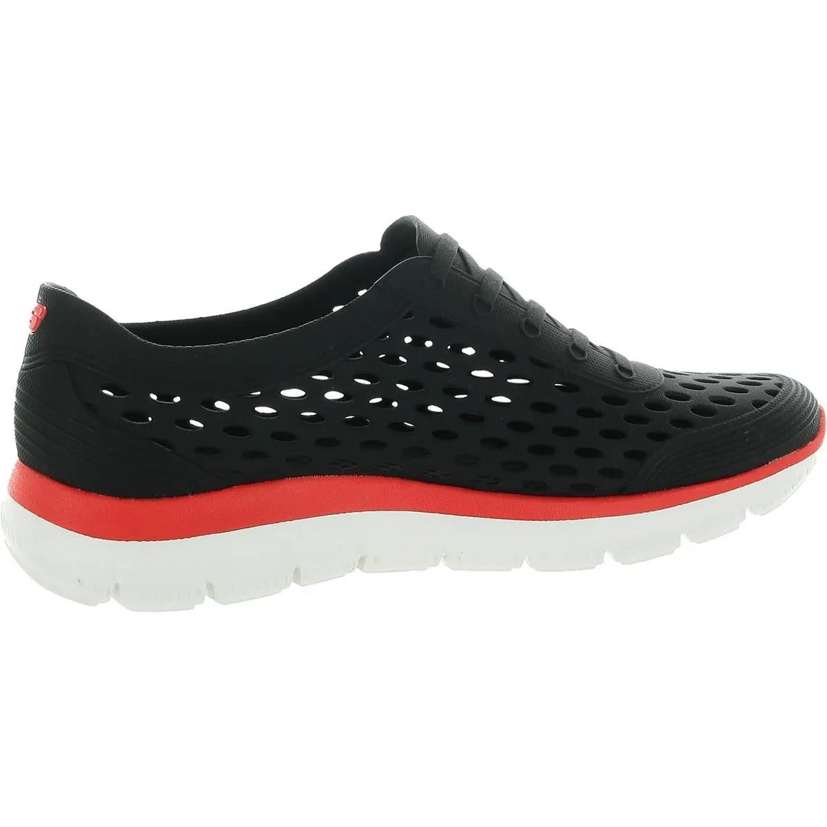Womens Perforated Man Made Slip-On Sneakers