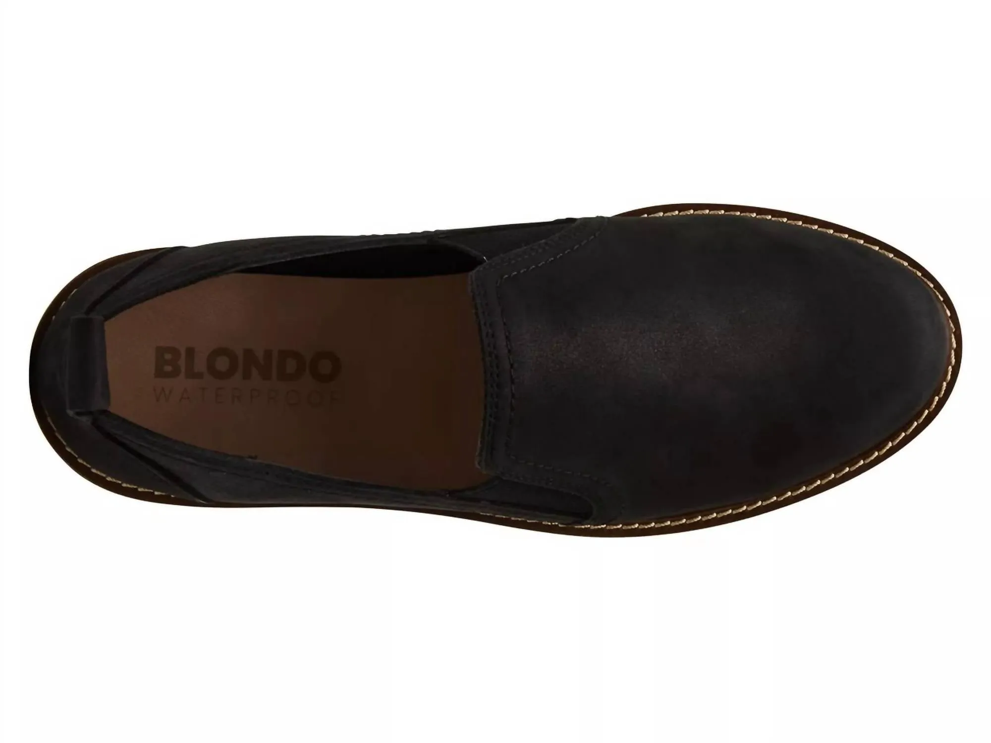 Women's Phoebe Waterproof Slip On Shoes In Black Nubuck