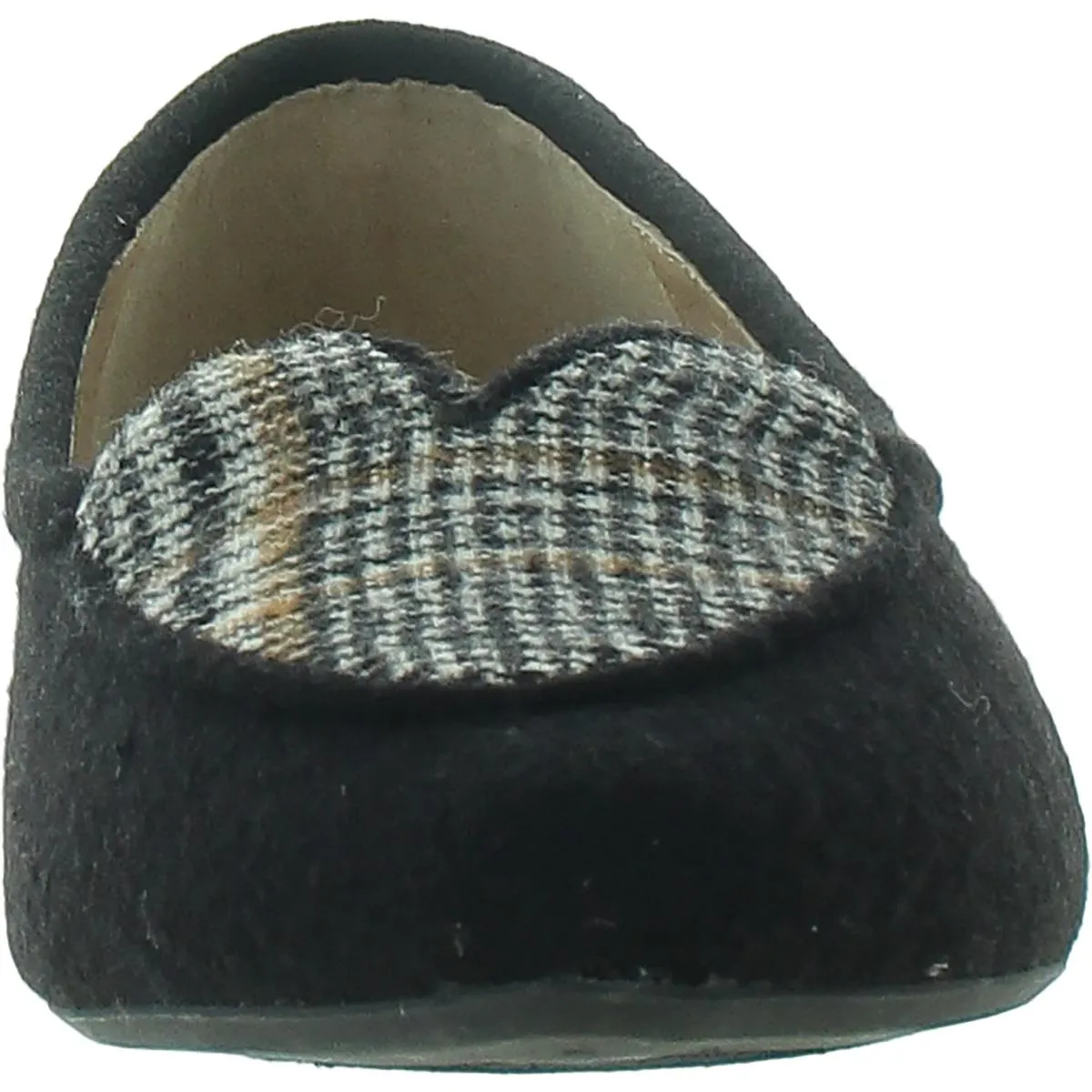 Womens Plaid Flat Shoes