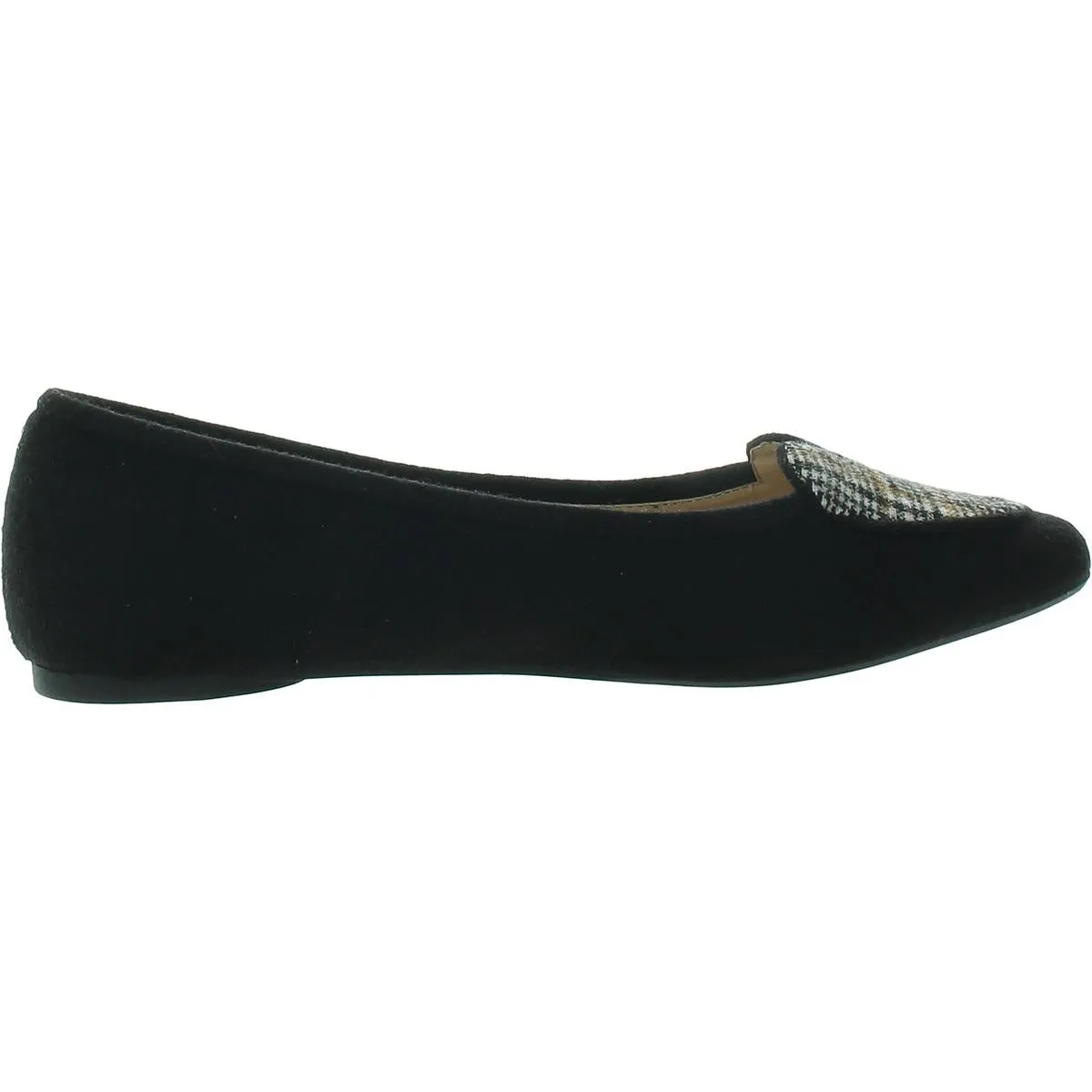Womens Plaid Flat Shoes