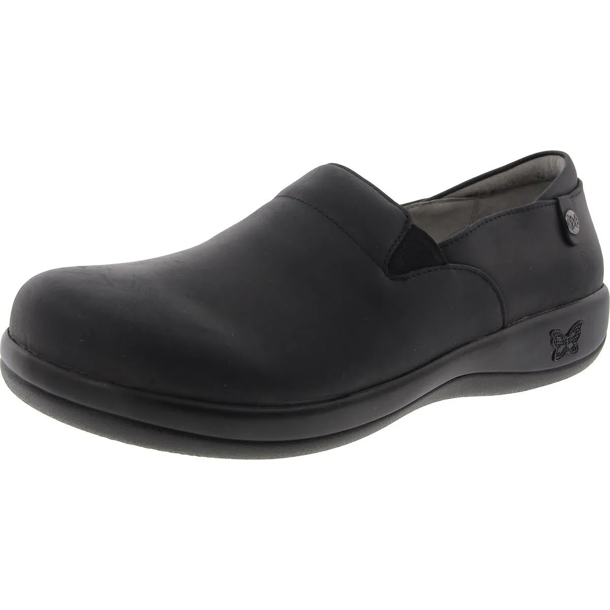 Womens Plaid Leather Flat Shoes