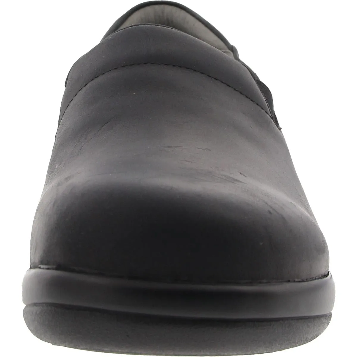 Womens Plaid Leather Flat Shoes