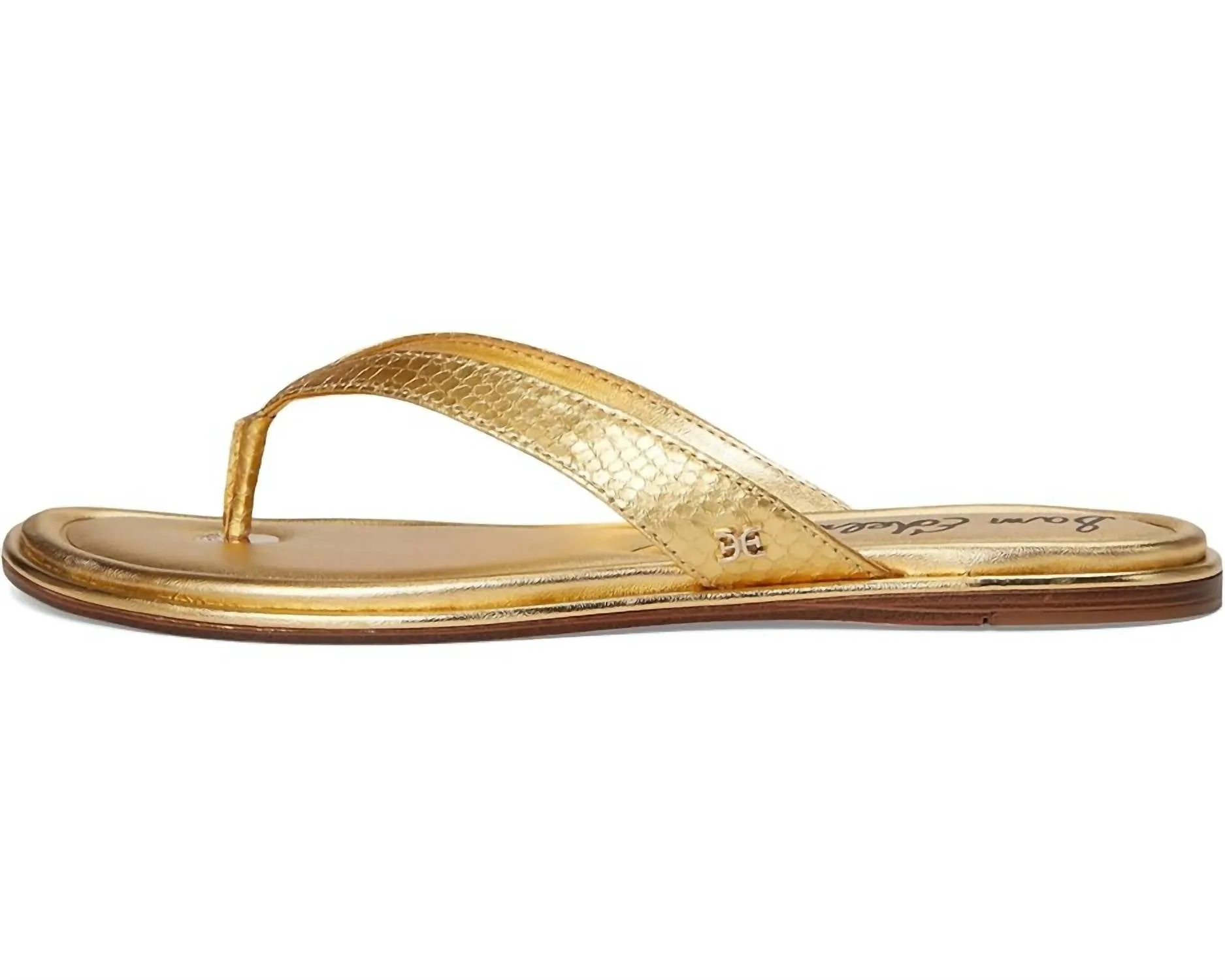 Women's Remi Leather Flip Flop In Goldboa
