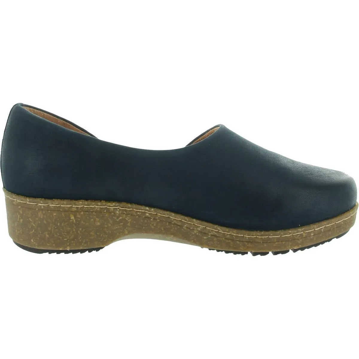 Womens Removable Padding Leather Clogs