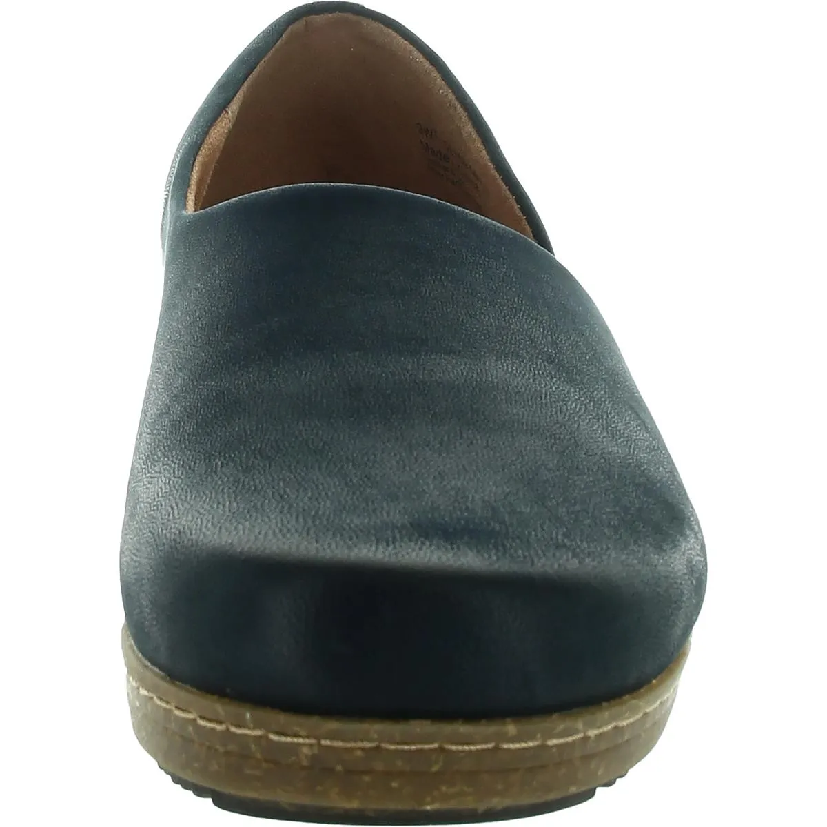 Womens Removable Padding Leather Clogs