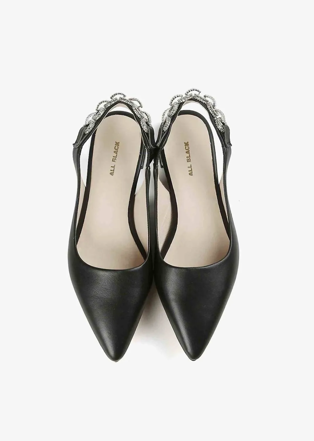 Women's Royal Sling Flat In Black