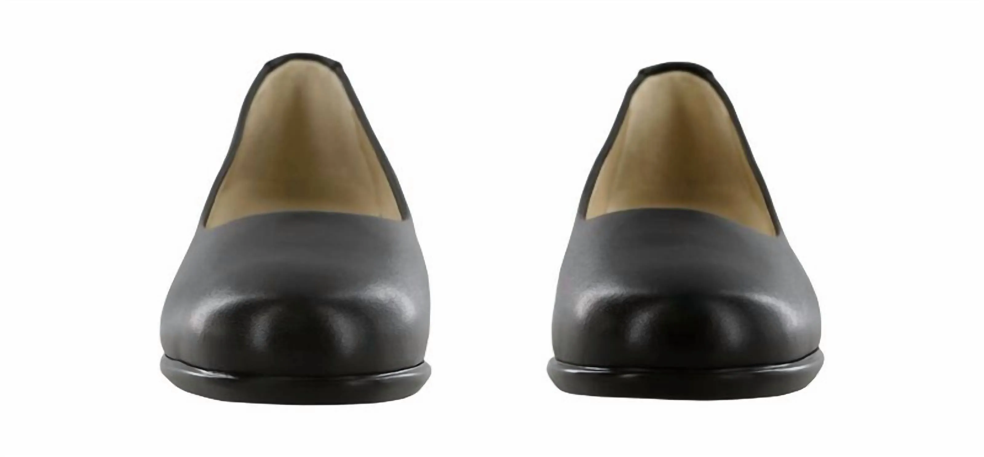 Women's Scenic Ballet Flat Shoes Medium In Black