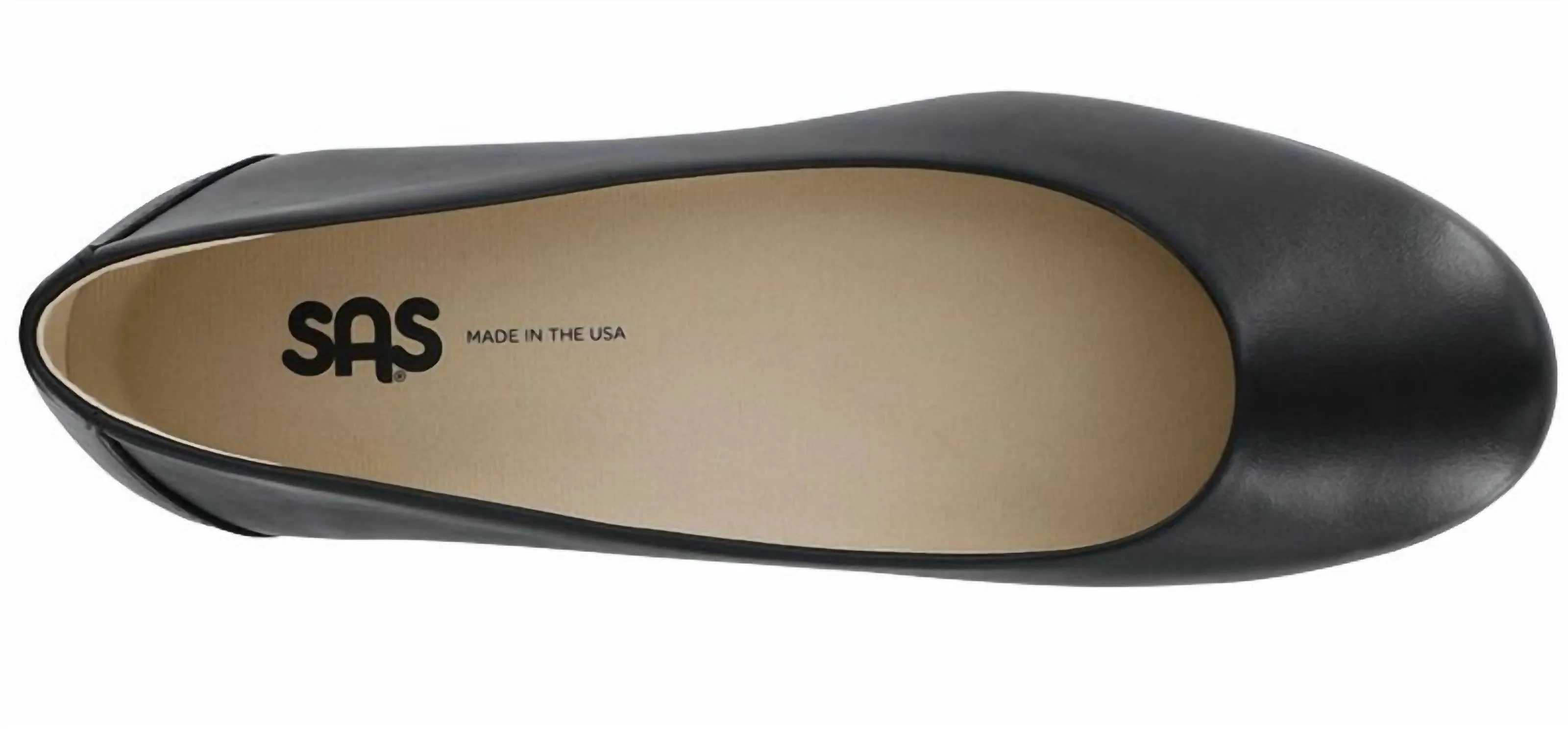 Women's Scenic Ballet Flat Shoes Medium In Black
