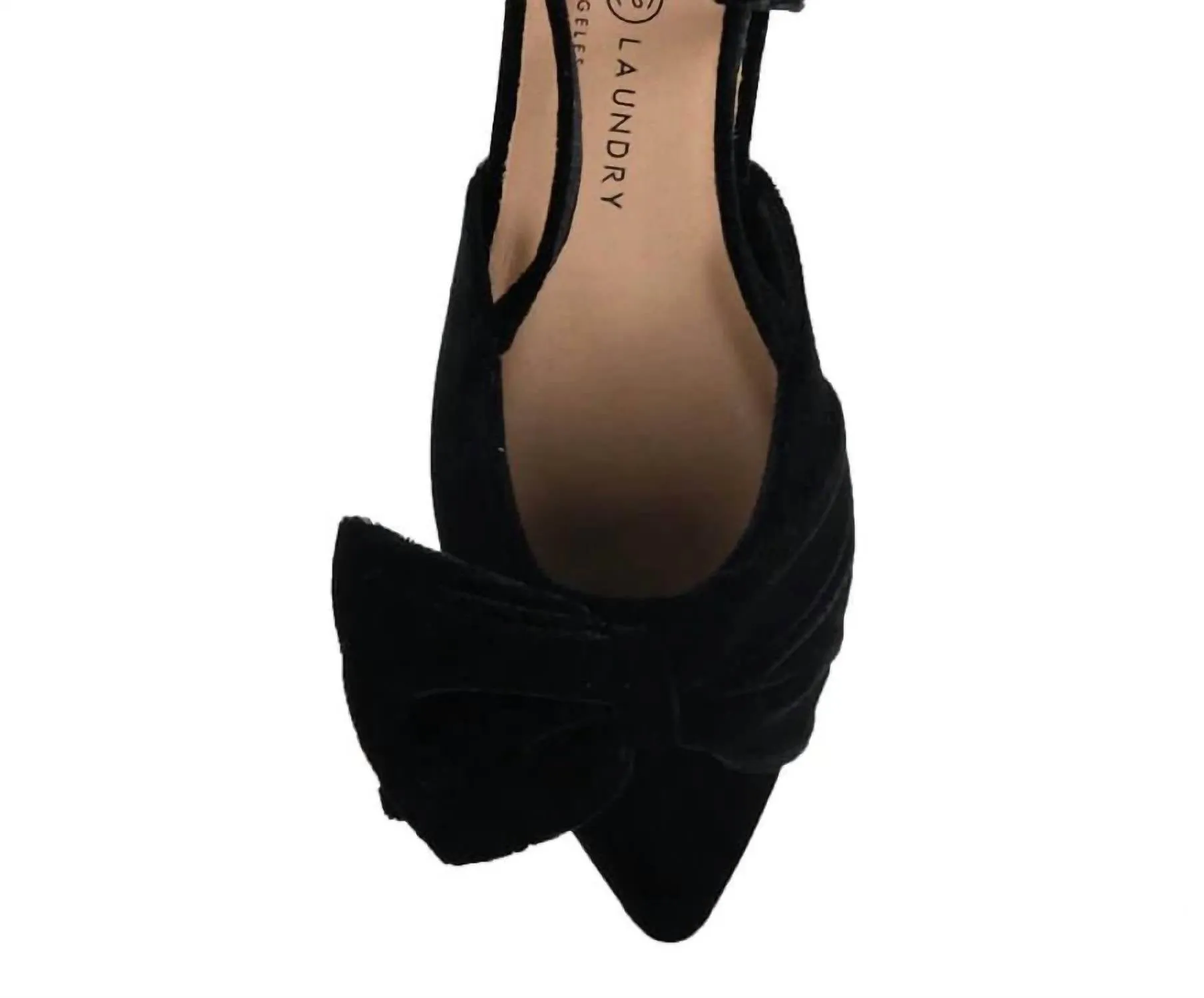 Women's Slingback Pointed Toe Flats In Black