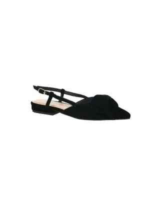 Women's Slingback Pointed Toe Flats In Black