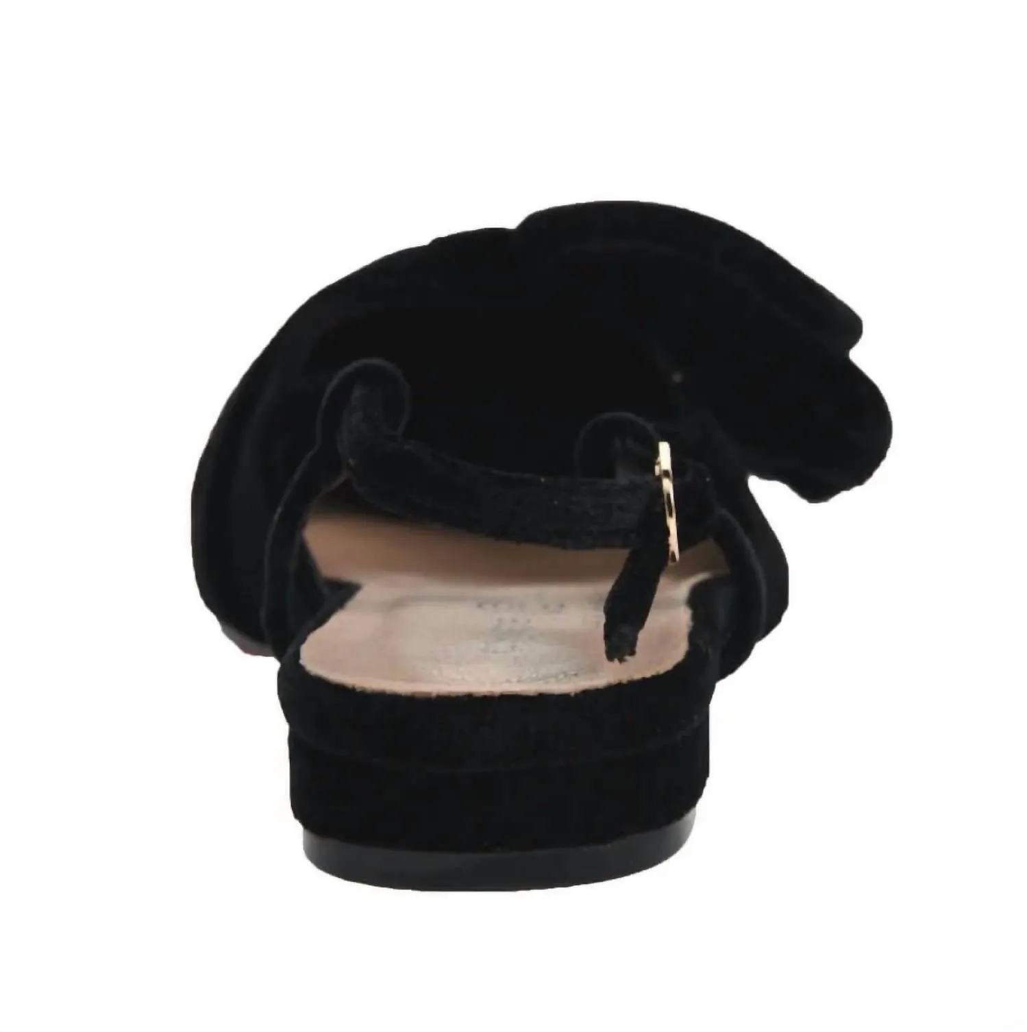 Women's Slingback Pointed Toe Flats In Black