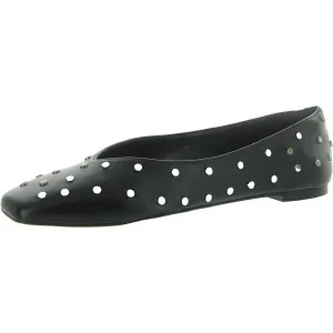 Womens Slip On Square Toe Flat Shoes