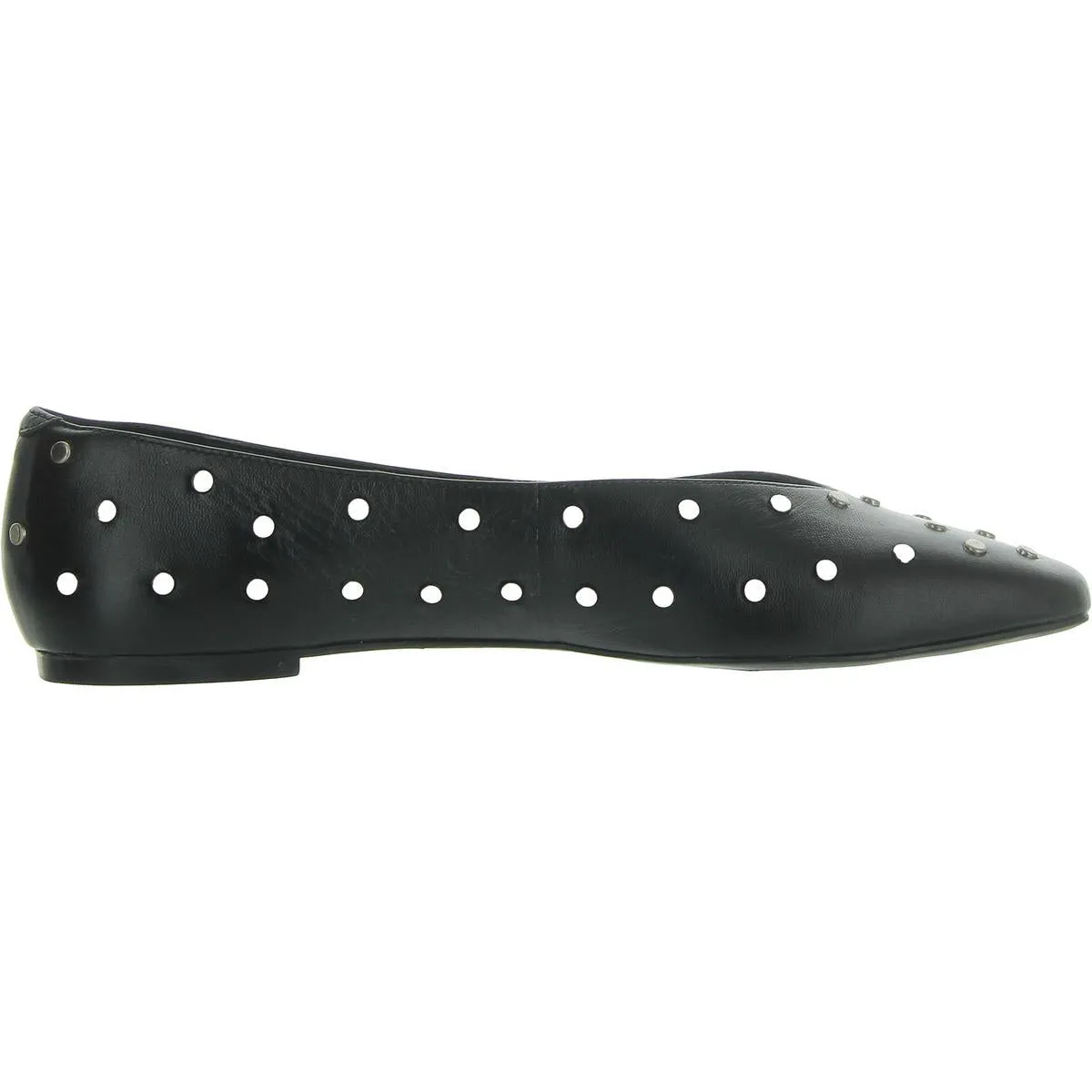 Womens Slip On Square Toe Flat Shoes
