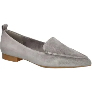 Womens Solid Leather Ballet Flats