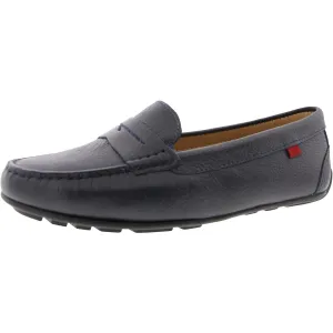 Womens Solid Leather Flat Shoes