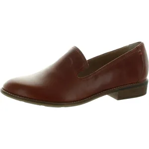 Womens Solid Leather Loafers
