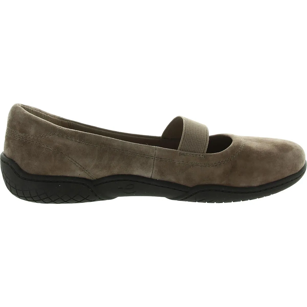 Womens Solid Suede Ballet Flats