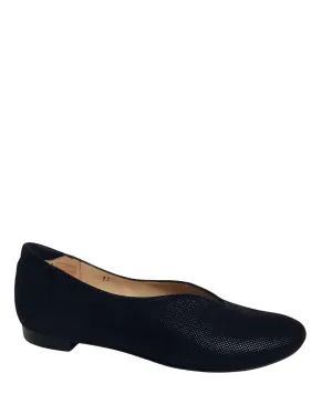 Women's Textured Dress Flat Shoes In Black/bronze