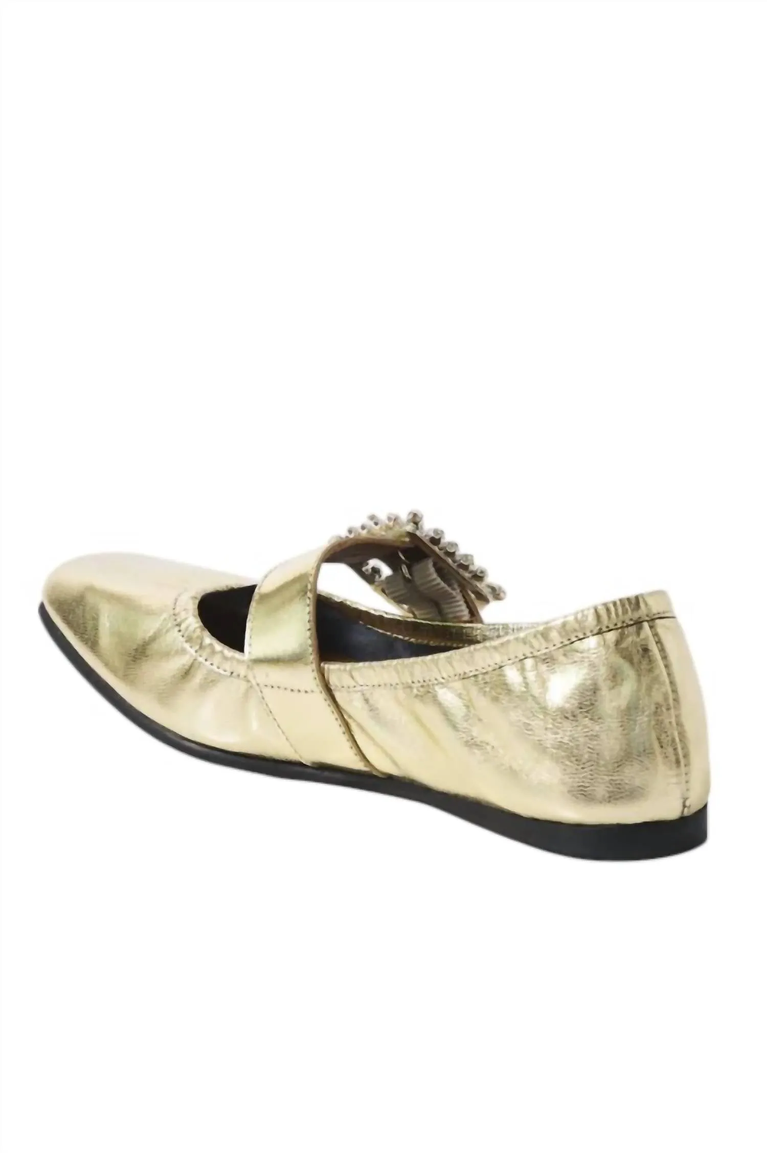 Women's Ursa Gemini Ballet Flat In Champagne Metallic