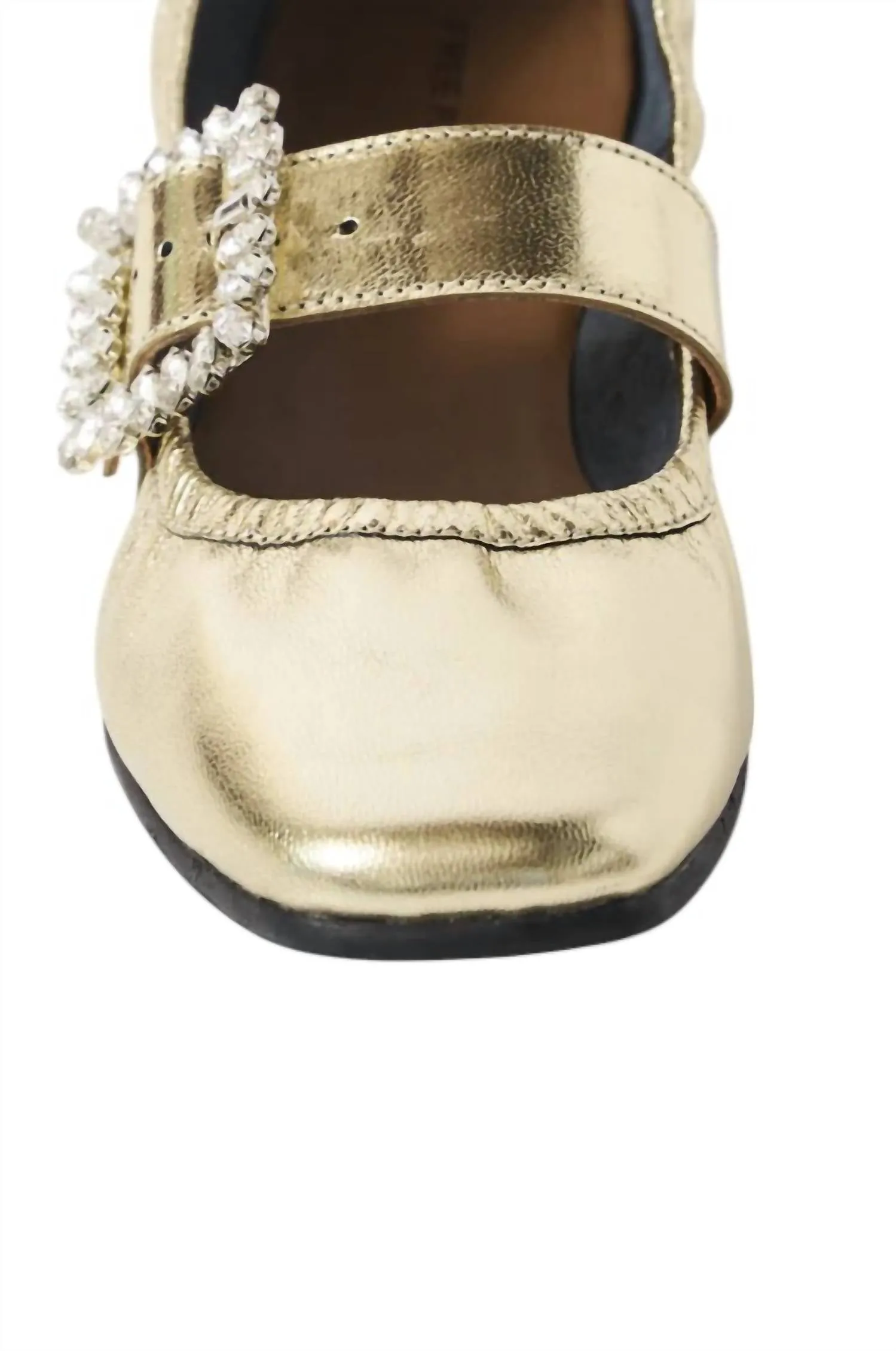 Women's Ursa Gemini Ballet Flat In Champagne Metallic