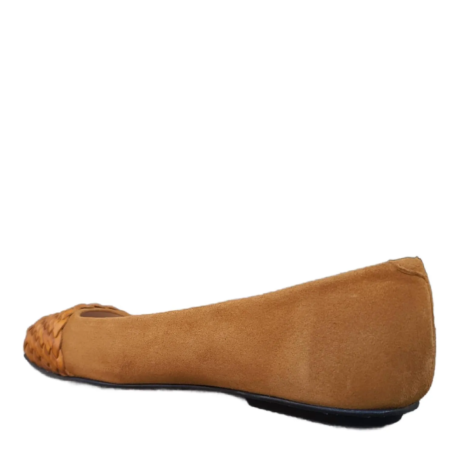 Women's Via Braid Flat In Tan