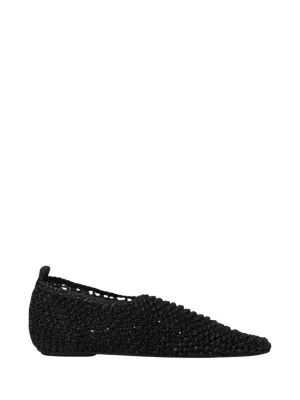 Woven Leather Ballerina