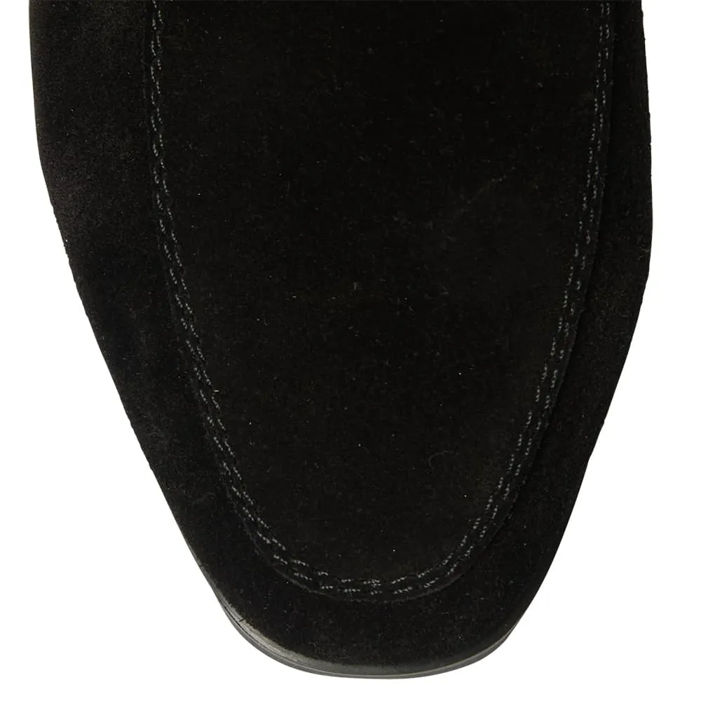 Zanna Loafer in Black Suede